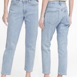 Banana Republic Mid-Rise Straight Ankle Jeans 35 R